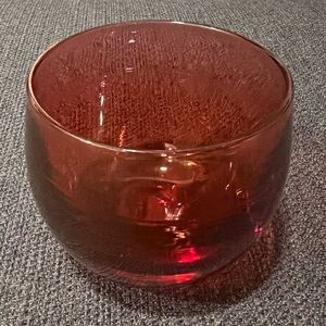 glassybaby “fruit punch” drinker